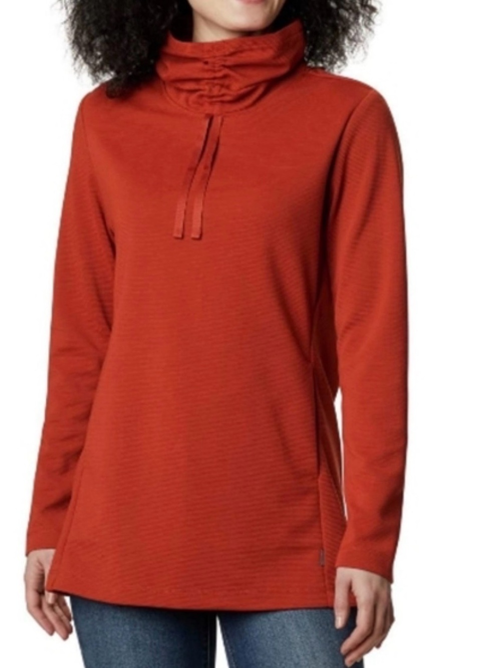 Columbia Women's Rust Cowl Neck Sweatshirt
